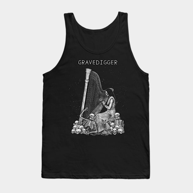 Family Skull Play Digger Tank Top by Pantat Kering